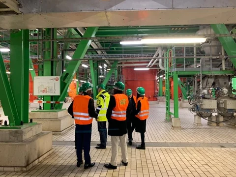 Visita a la planta de incineración de residuos de REMONDIS