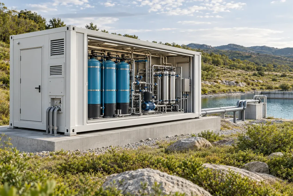 Konzept einer modularen Aufbereitungsanlage